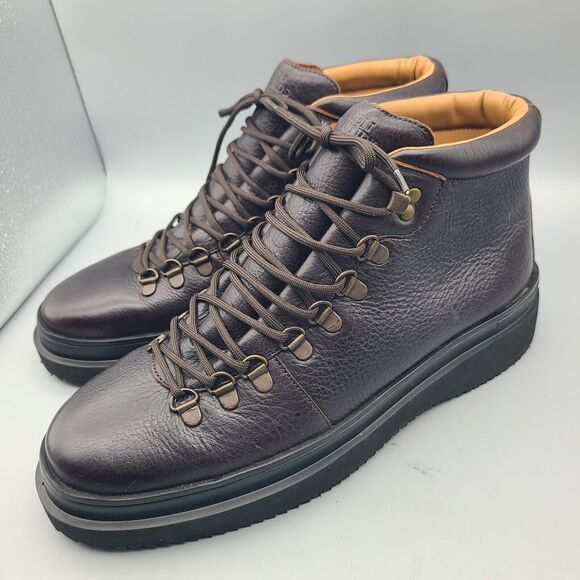 Allen Edmonds Men\'s Boots Knox Leather Sneaker Polo Brown Leather Sz 10.5 New main image 11
